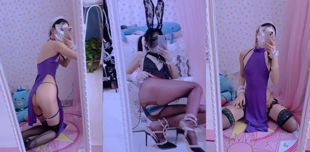 美腿网红【清溪】大尺度付费福利流出，露奶露穴玩肛塞爆菊假屌自慰狂插骚穴